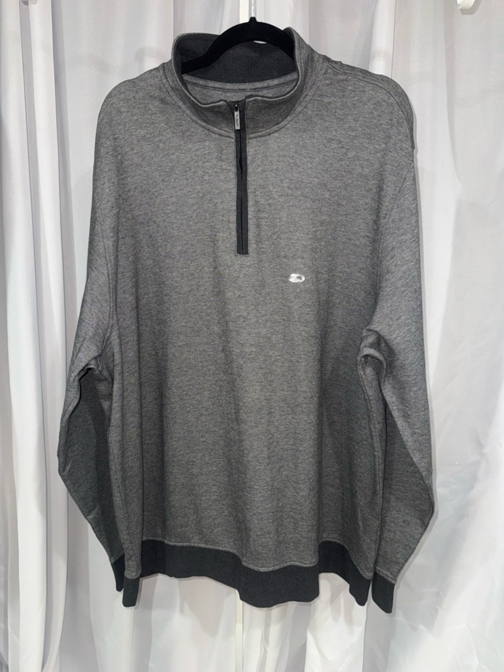 Van Heusen Men's Gray Half-Zip Pullover Sweatshirt